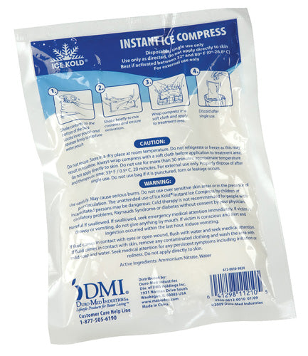 Instant Cold Packs - Each 5 X9