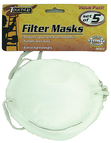 Filter Masks (pk 5)dome-shaped