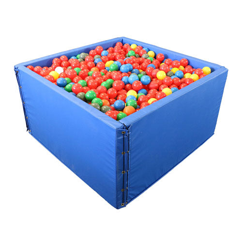 Panel Sided Ball Pit  4' X 4' W/2500 Large Balls