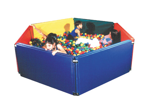 Panel Sided Ball Pit  6' X 6' W/3500 Large Balls