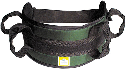 Transfer Belt Padded Medium Green W/side Release Buckle