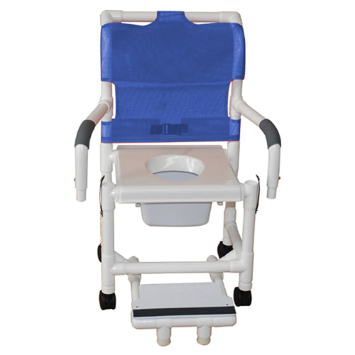 Shower Chair  W/vacuum Seat & Sliding Footrest