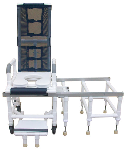 Tilt-n-space Shower Chair Pvc & Transfer Bench Comb. Sli