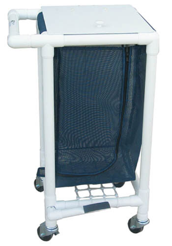 Pvc Tubing Single Bag Hamper W. Foot Pedal 26.75 L X 22.5 W