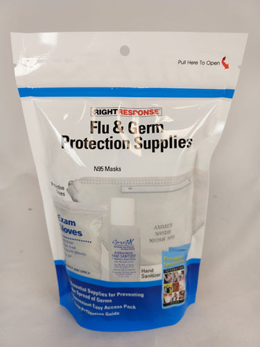 N95 Masks - Germ Protection Ki (2 Masks  1 Hand San  1pr Glv)