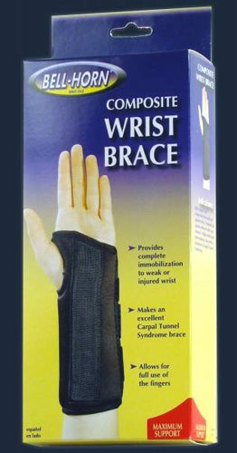 Composite Wrist Brace  Left Small  Wrist Circum: 5 -6