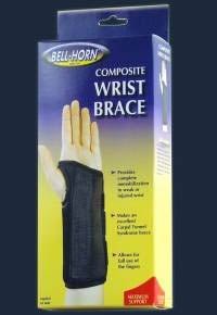 Composite Wrist Brace  Left X-large  Wrist Circum: 8 -9