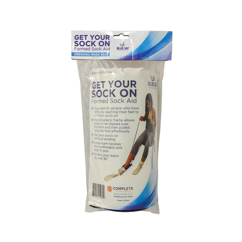 Get Your Sock On Sock Aid Formed W/foam Handles - All Care Store 