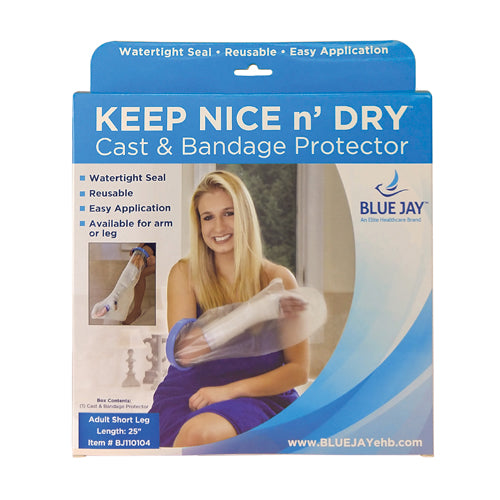 Waterproof Cast & Bandage Protector  Adult Long Leg - All Care Store 