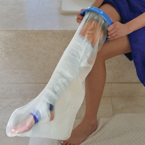 Waterproof Cast & Bandage Protector  Pediatric Large Leg - All Care Store 