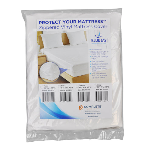 Mattress Protector-zippered- Queen 60 X80 X9 - All Care Store 