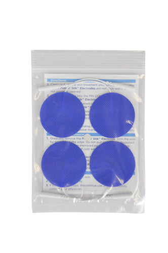 Reusable Electrodes  Pack/4 2  Round  Blue Jay Brand - All Care Store 