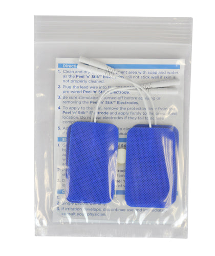 Reusable Electrodes  Pack/4 1.5 X2.5 Rctngle Bluejay Brand - All Care Store 