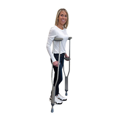 Walk With Me Aluminum Adj Crutches - Tall  Cs/8pr