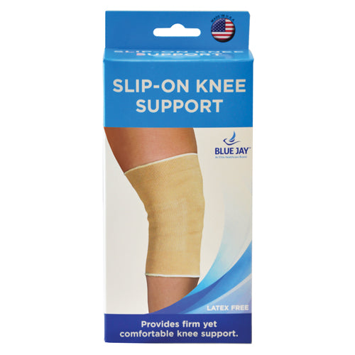 Blue Jay Slip-on Knee Support Beige  Medium (14.5 -17 ) - All Care Store 