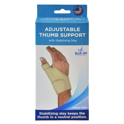 Blue Jay Adj Thumb Support W/stabilizing Stay Beige Sm/md - All Care Store 