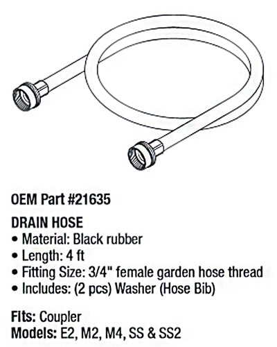 Drainage Hose F/ Hydrocollator