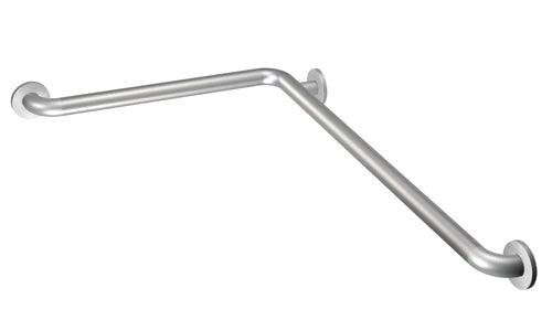 Moen L-shaped Peened Grab Bar W/ Securemount  24  X 48