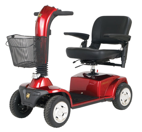 Companiontm Ii 4-wheel Elec Scooter Vermillion Red Full-sz