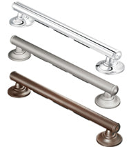 Moen Elegance Grab Bar  24  Chrome W/grip Pads