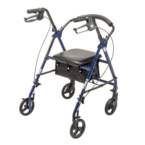 Rollator Steel Blue W/6  Whls Knocked-down - All Care Store 