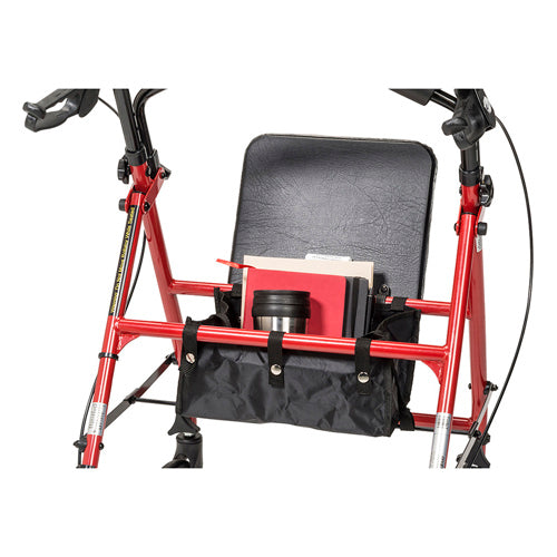 Rollator Steel Red  W/6  Whls Knocked-down - All Care Store 