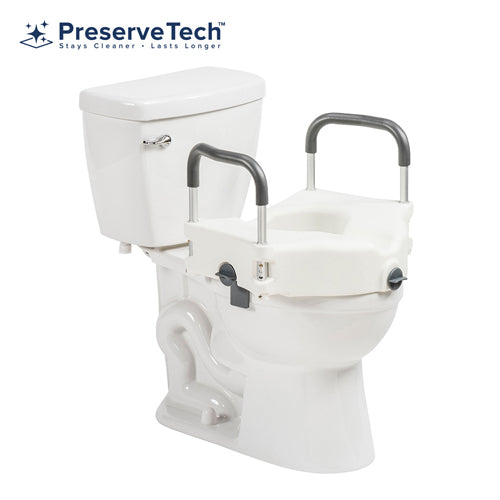 Preservetech Secure Lock Raised Toilet Seat   (each)