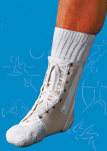 Ankle Splint Lace-up Canvas Medium Sportaid