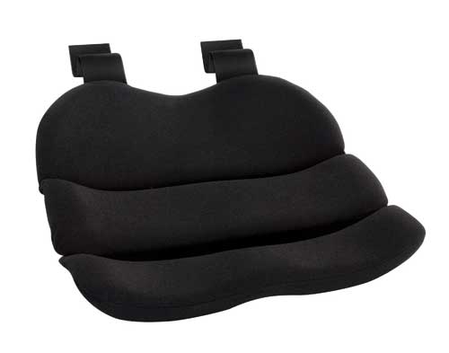 Obus Contoured Seat Cushion Black  (bagged) - All Care Store 