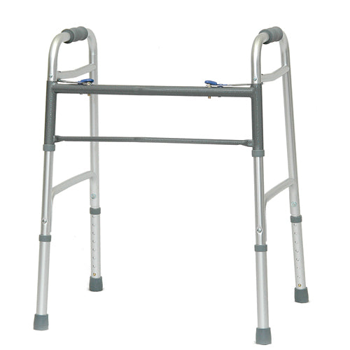 Bariatric Two-button Folding Walkers  W/out Wheels  2/cs