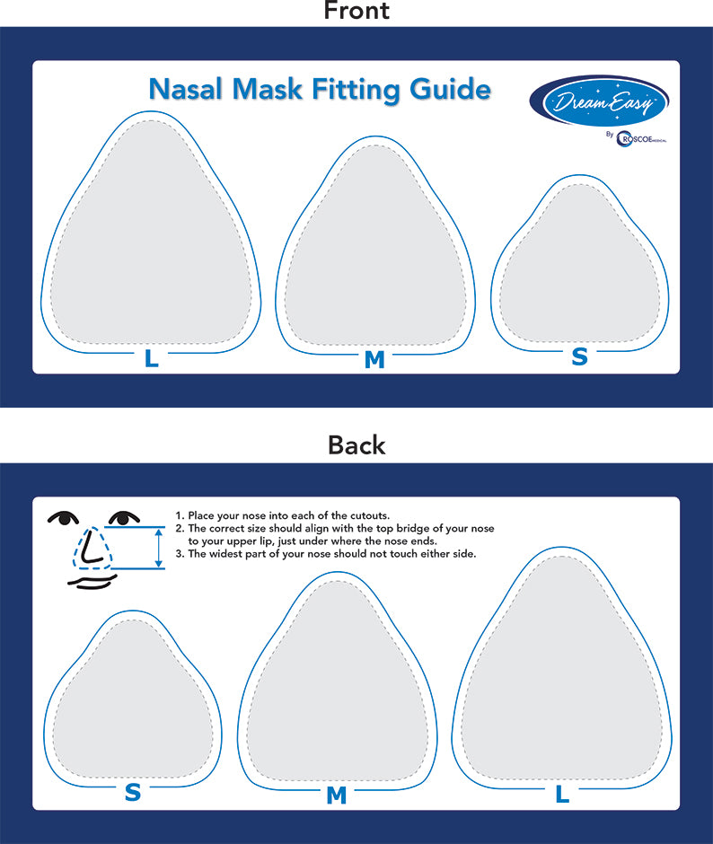 DreamEasy Nasal Mask Starter Kit with Headgear, All Sizes