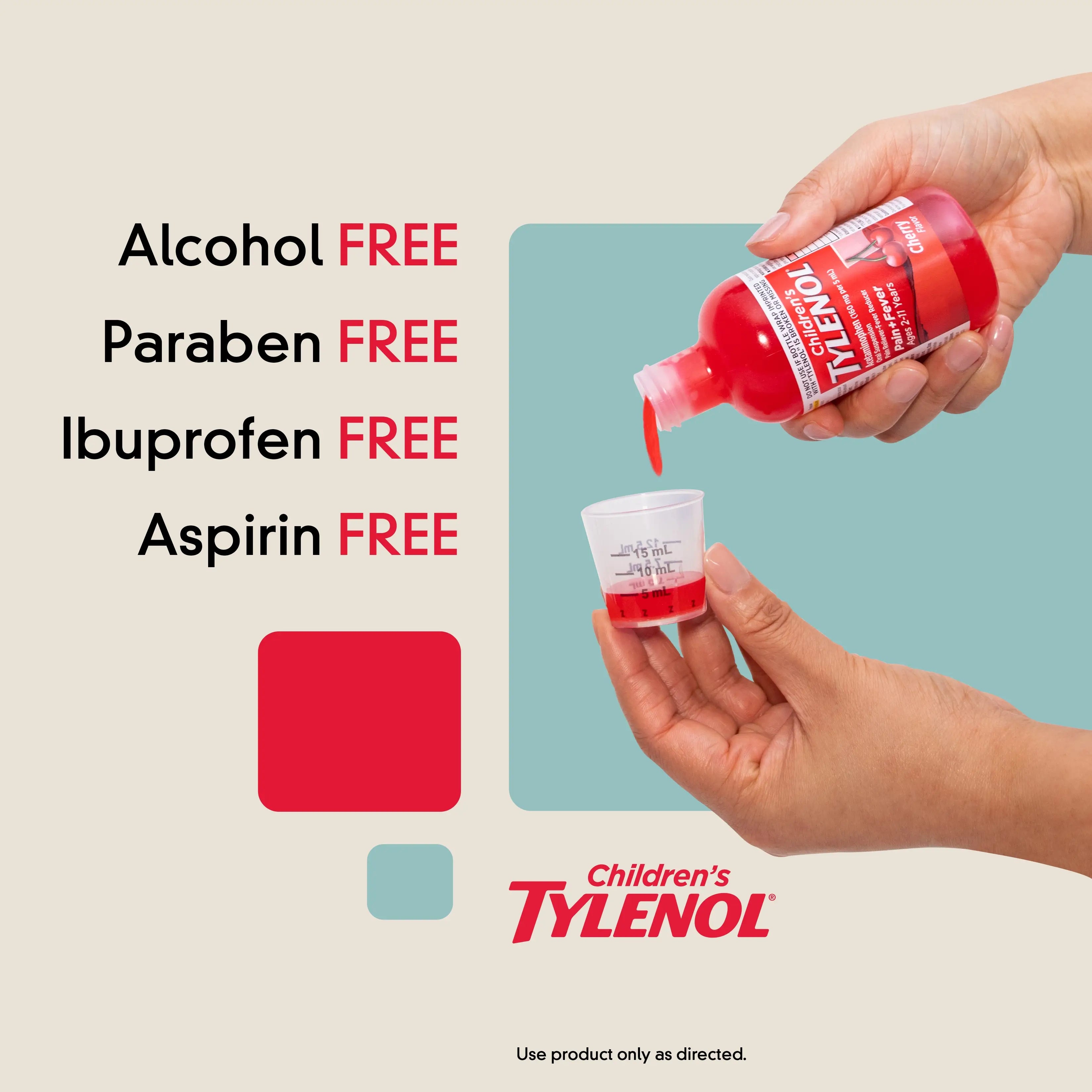 Children's Pain Relief Children's Tylenol 160 mg / 5 mL Strength Acetaminophen Oral Suspension 4 oz.,Packaging Type- Each