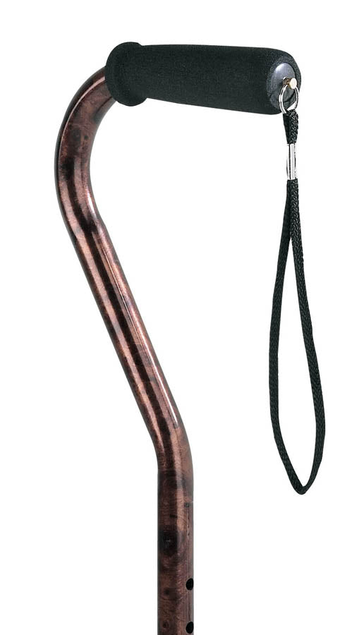 Carex Designer Offset Cane - Bronze