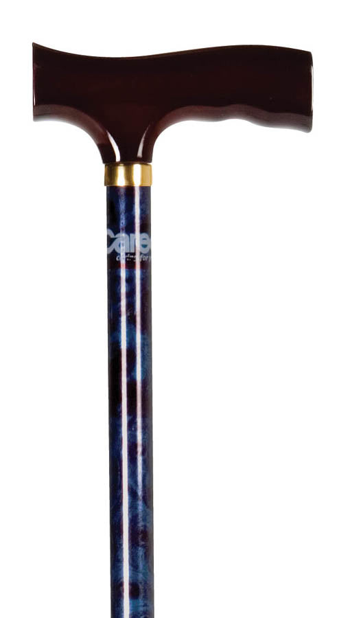 Designer Derby Cane - Blue