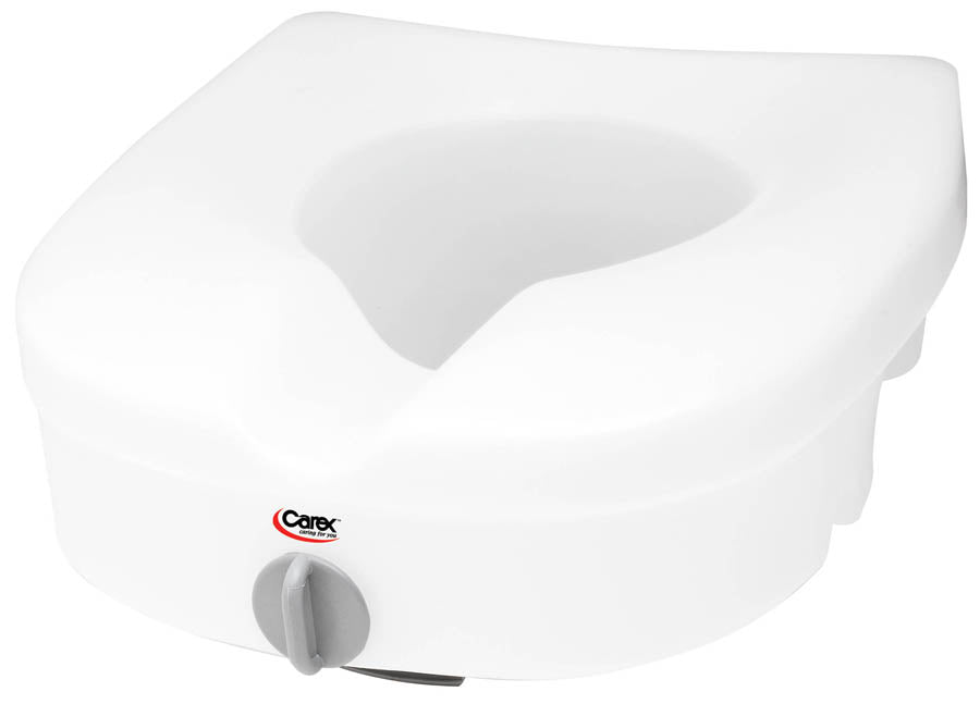 Carex E-Z Lock Raised Toilet Seat