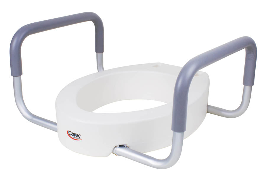 Carex Toilet Seat Elevator with Handles - Elongated