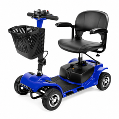 Folding Mobility Scooters for Seniors Adults Electric Powered Wheelchair Device Elderly Compact Scooter Travel Scooters, 3 Wheels, 4 Wheels