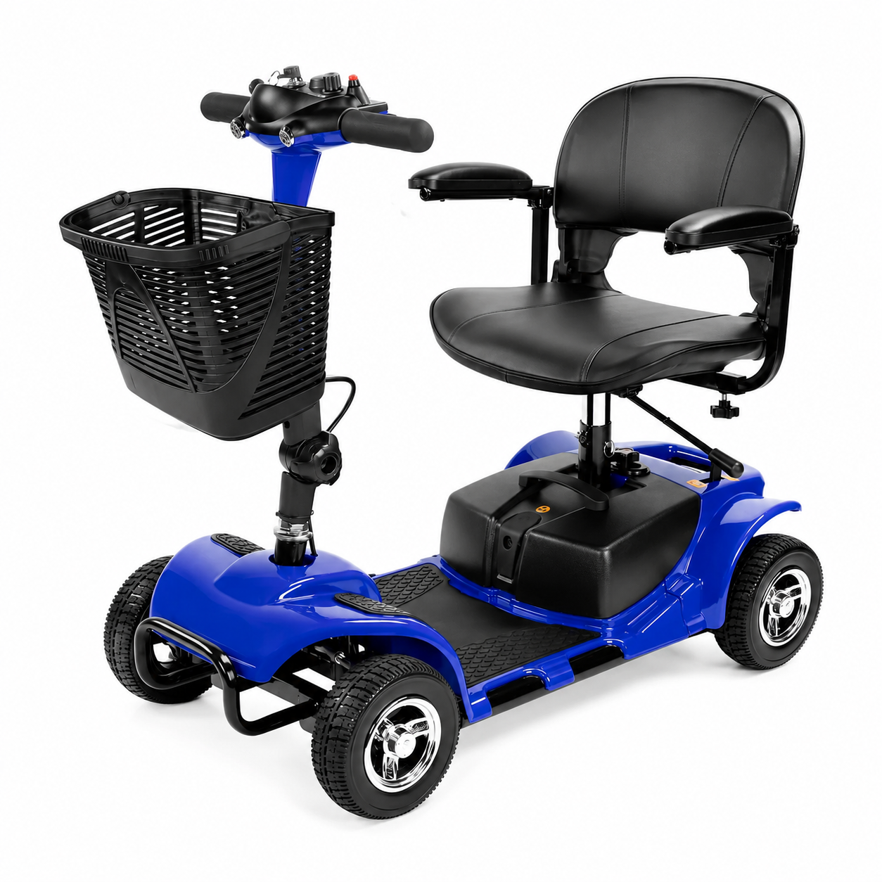 Folding Mobility Scooters for Seniors Adults Electric Powered Wheelchair Device Elderly Compact Scooter Travel Scooters, 3 Wheels, 4 Wheels