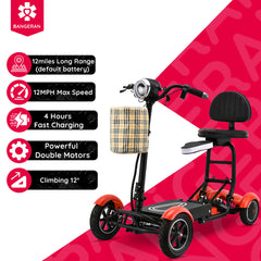 bangeran dragon mobile compact travel power mobility scooter