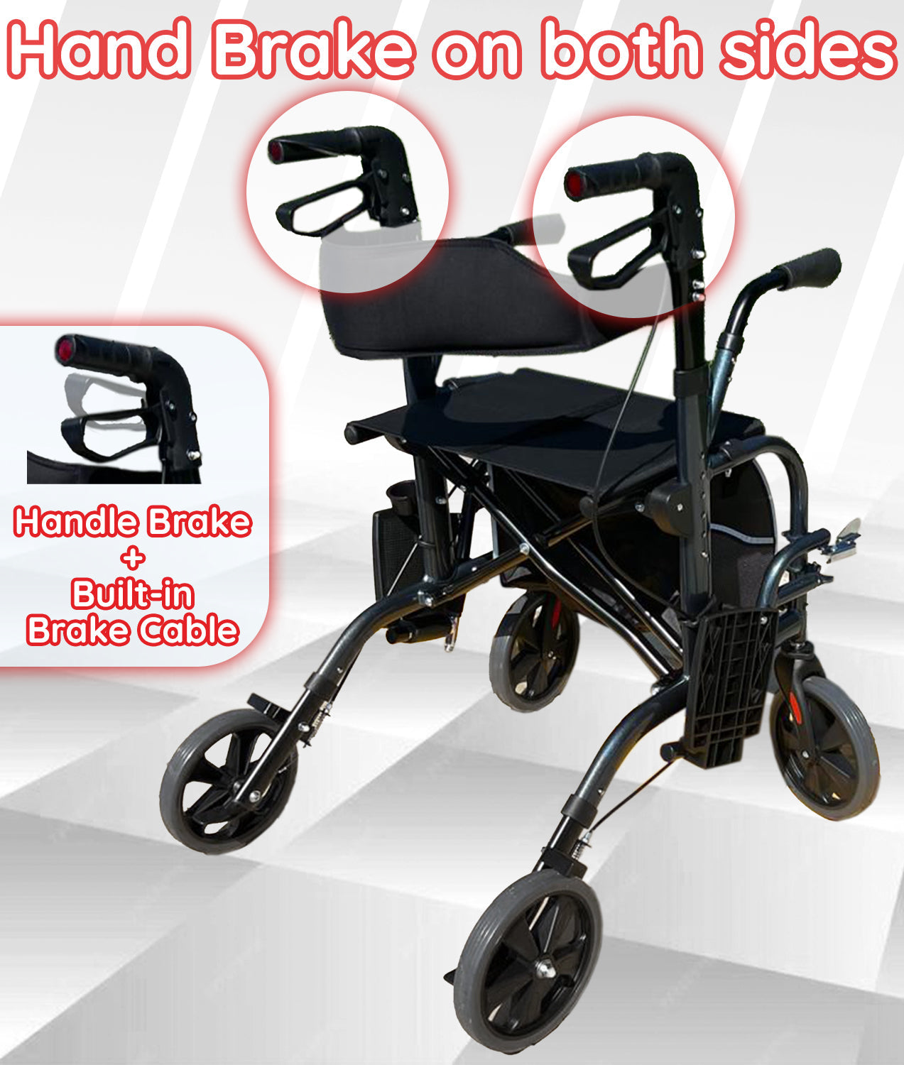 DayWalker 2 in 1 Rollator Walker