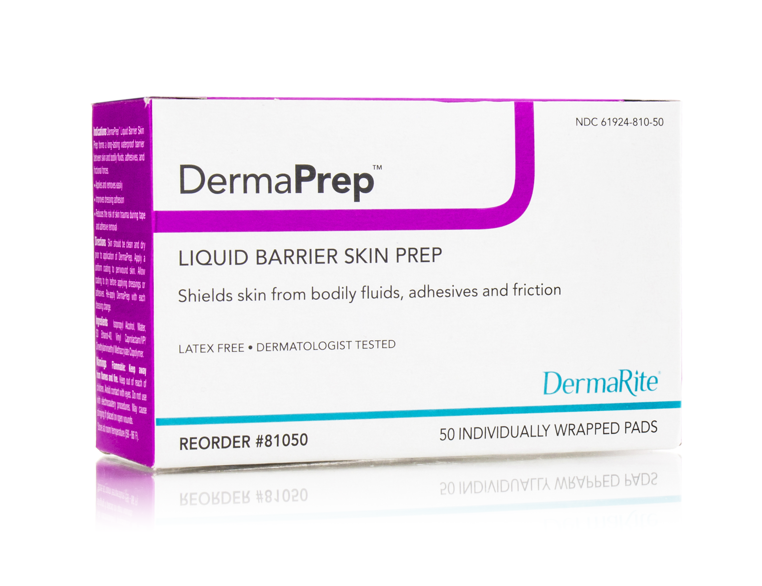 Skin Barrier Wipe DermaPrep 60% Strength Isopropyl Alcohol Individual Packet NonSterile
