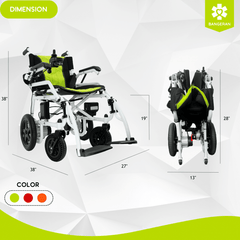 ultra lightweight folding wheelchair