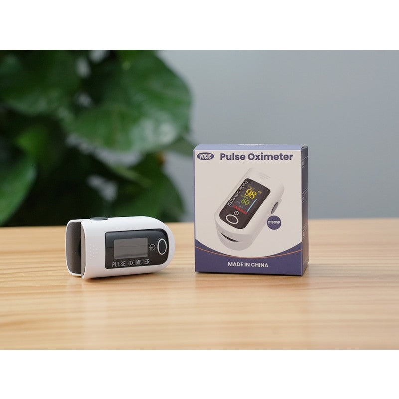 VOCIC AT10 Finger Pulse Oximeter - PR and PI Readings