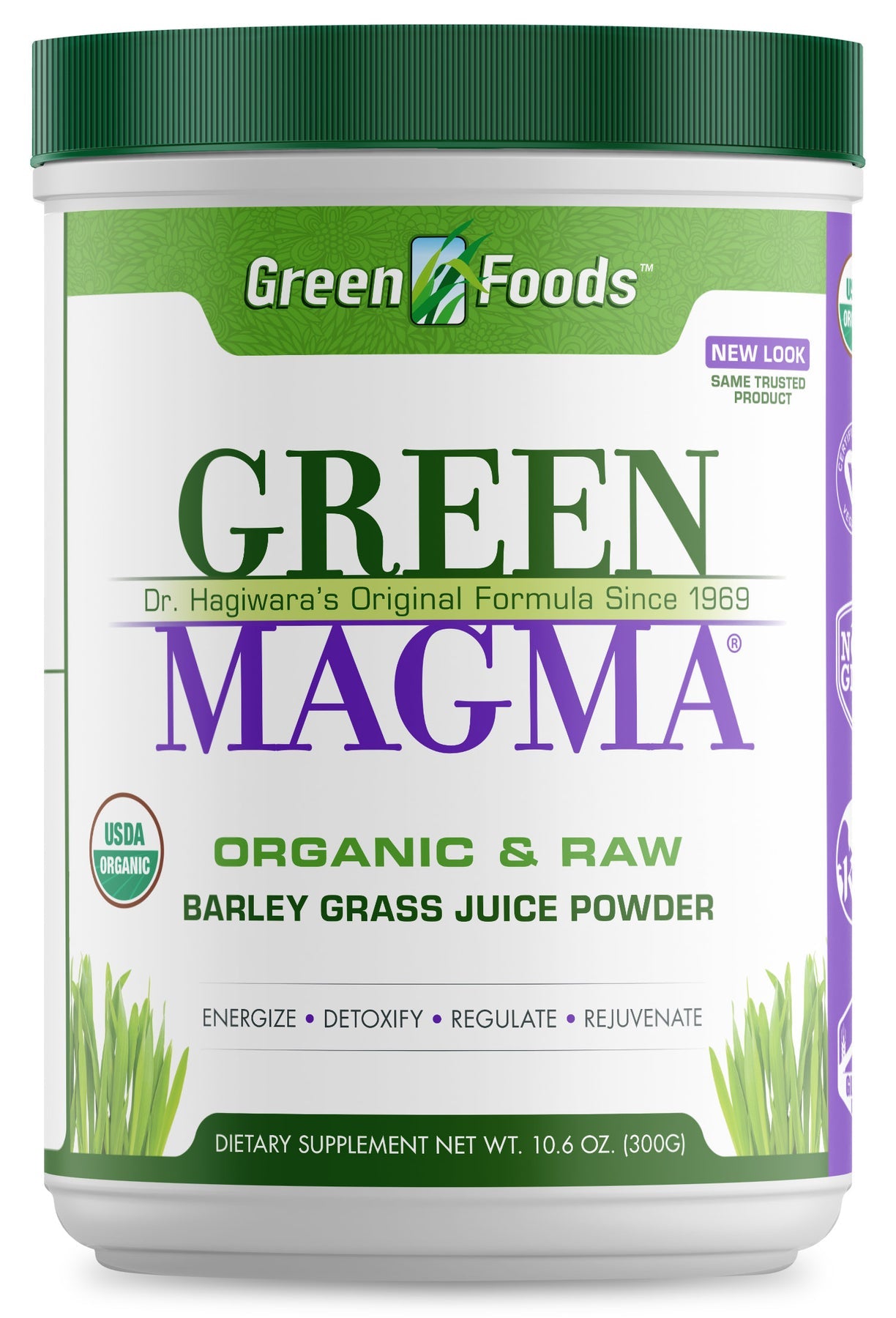 Green Foods Dr Hagiwara Green Magma Barley Grass Juice Powder - 2.8 Oz
