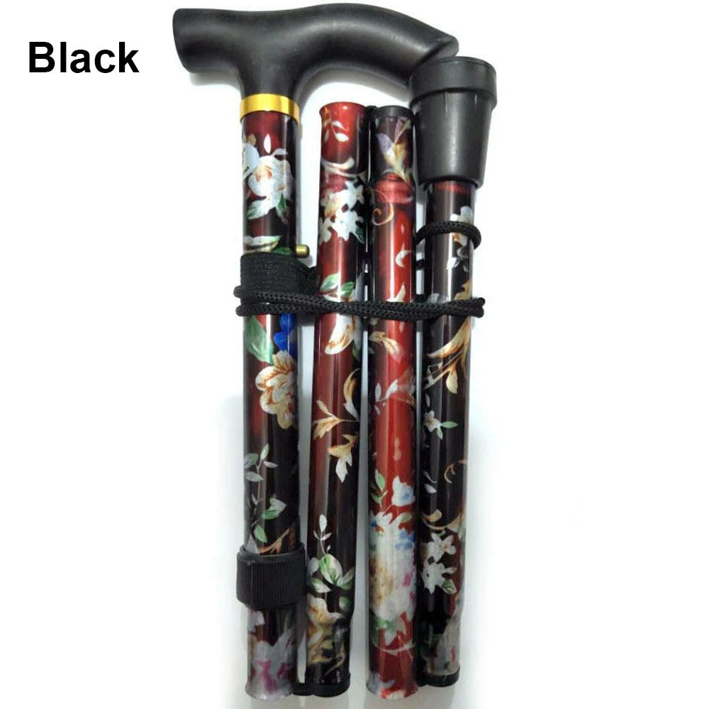 Hot New Telescopic Walking Sticks Collapsible Cane Black