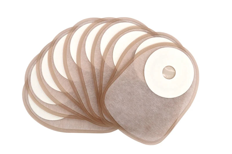 30 Pcs Colostomy Bags Disposable No-leak Ostomy Bag Comfortable Stoma Pouch Bag Non-woven Adults Colostomy Bag Supplies