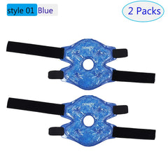Reusable Knee Support Gel Ice Pack for Sports Injuries Flexible Knee Surgery Pack for Pain Relief Cold Hot Compress Therapy Wrap