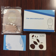 10 pcs ostomy bags double side non woven back open pouch bags with clip closure carbon filter colostomy bags max stoma 70mm
