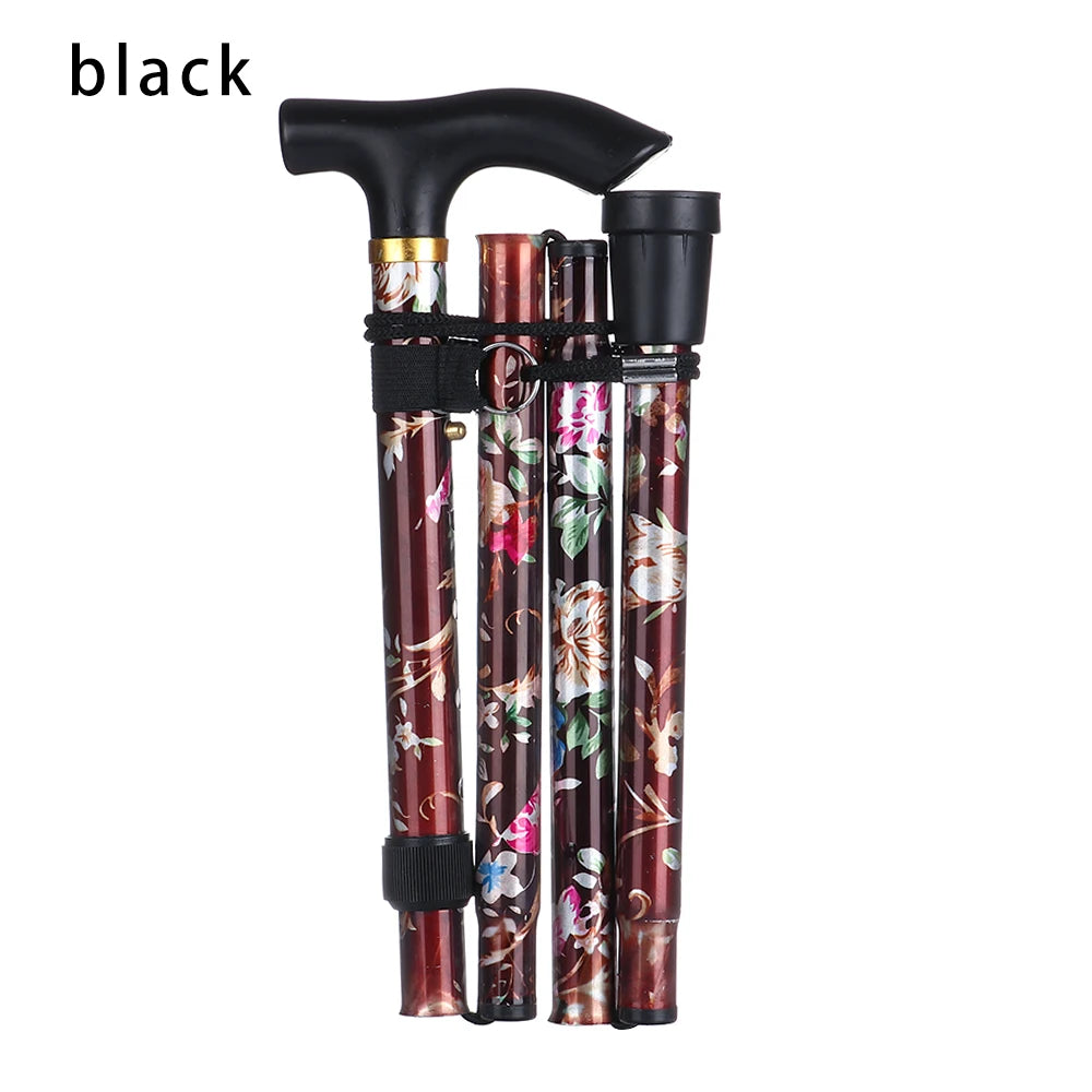 Hot New Telescopic Walking Sticks Collapsible Cane Black