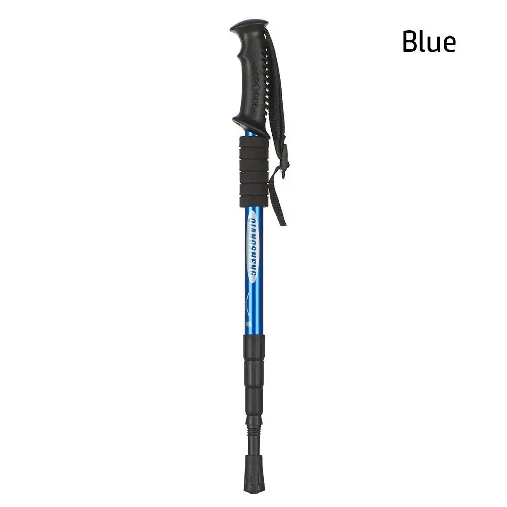 Hot New Telescopic Walking Sticks Collapsible Cane Blue